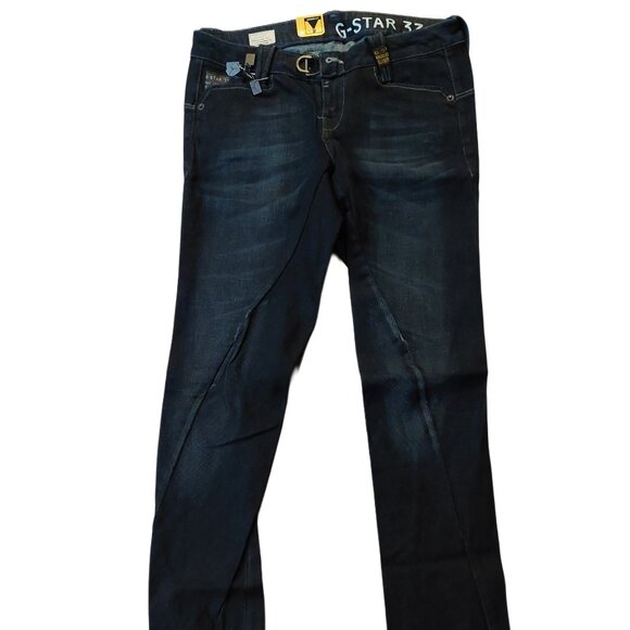 Retro Vintage G-Star Raw 3301 Minic Tapered Aspen Denim Jeans Pants Sz 25 NWT - Picture 2 of 12